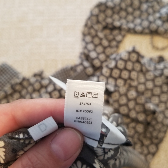 LOFT Button Down Long Sleeve Belted Shirtdress M - Picture 11 of 11